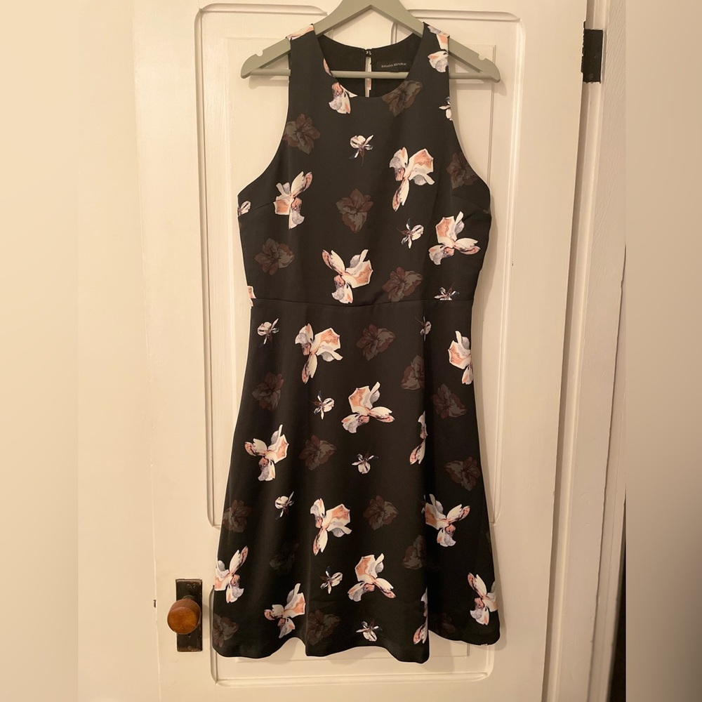 Banana Republic Satin Sleeveless Dress